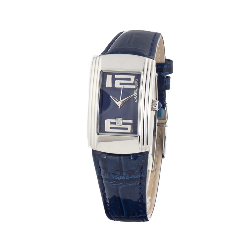Blue Leather Dress Watch - ventzia
