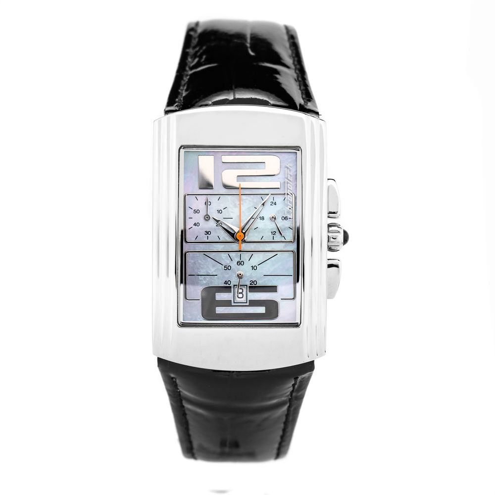Black Leather Dress Watch - ventzia