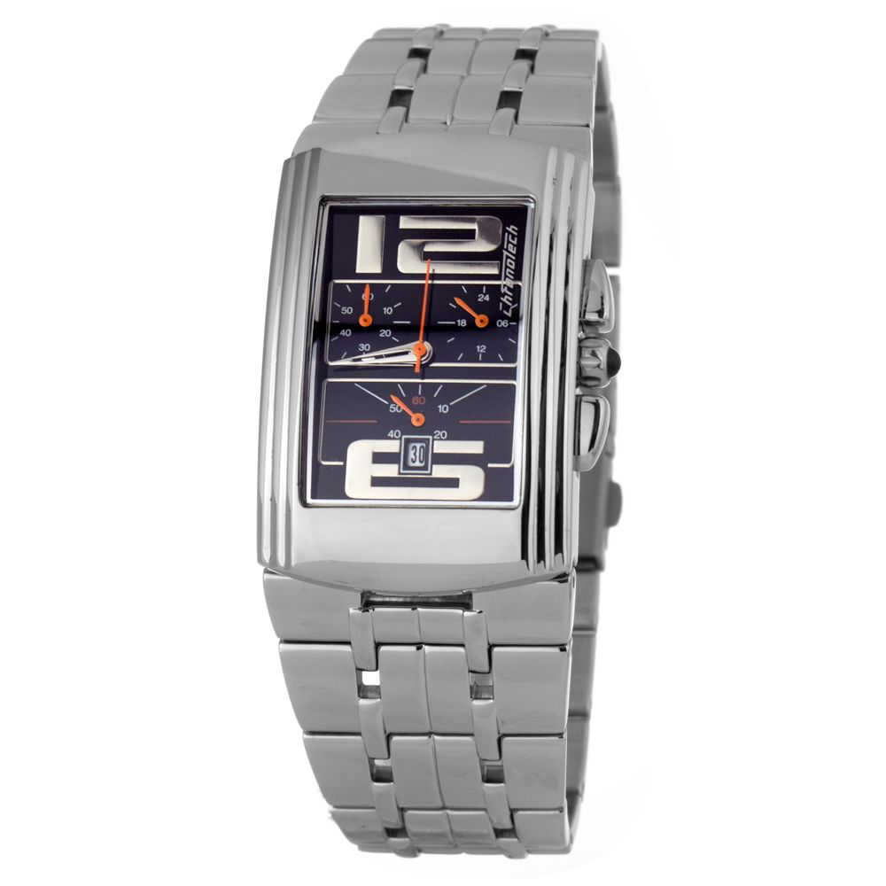 Silver Stainless Steel Dress Watch - ventzia