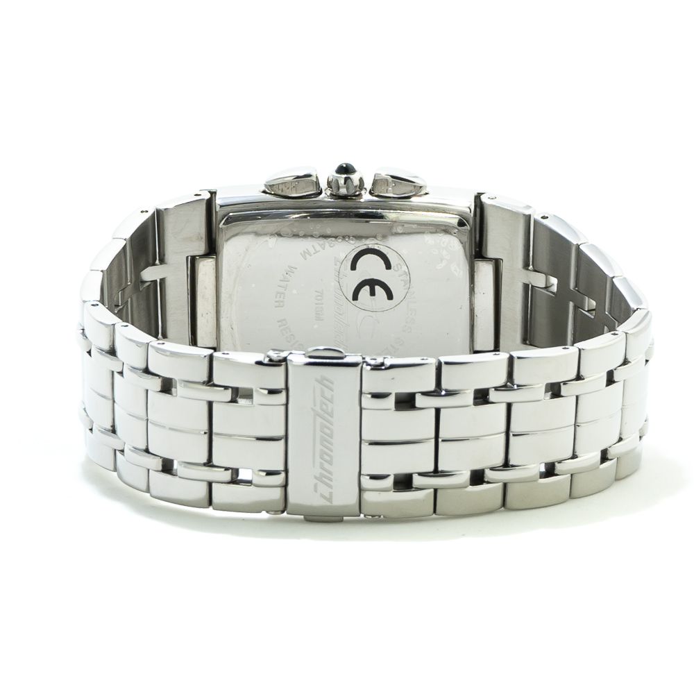 Silver Stainless Steel Dress Watch - ventzia