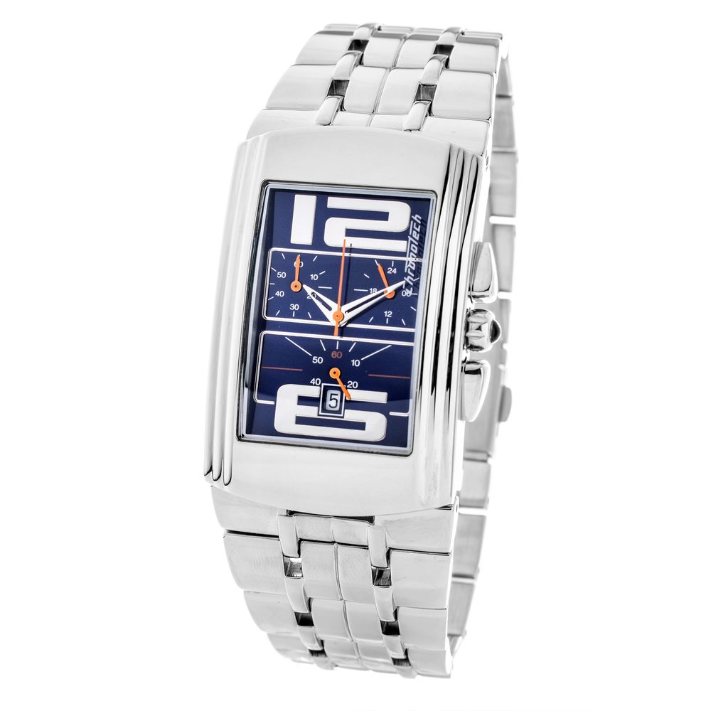 Silver Stainless Steel Dress Watch - ventzia
