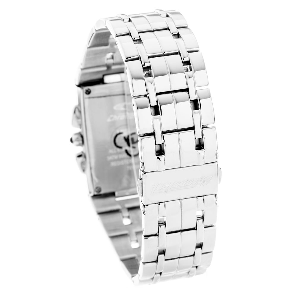 Silver Stainless Steel Dress Watch - ventzia
