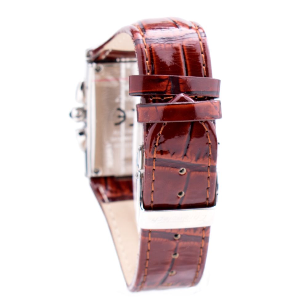 Brown Leather Dress Watch - ventzia