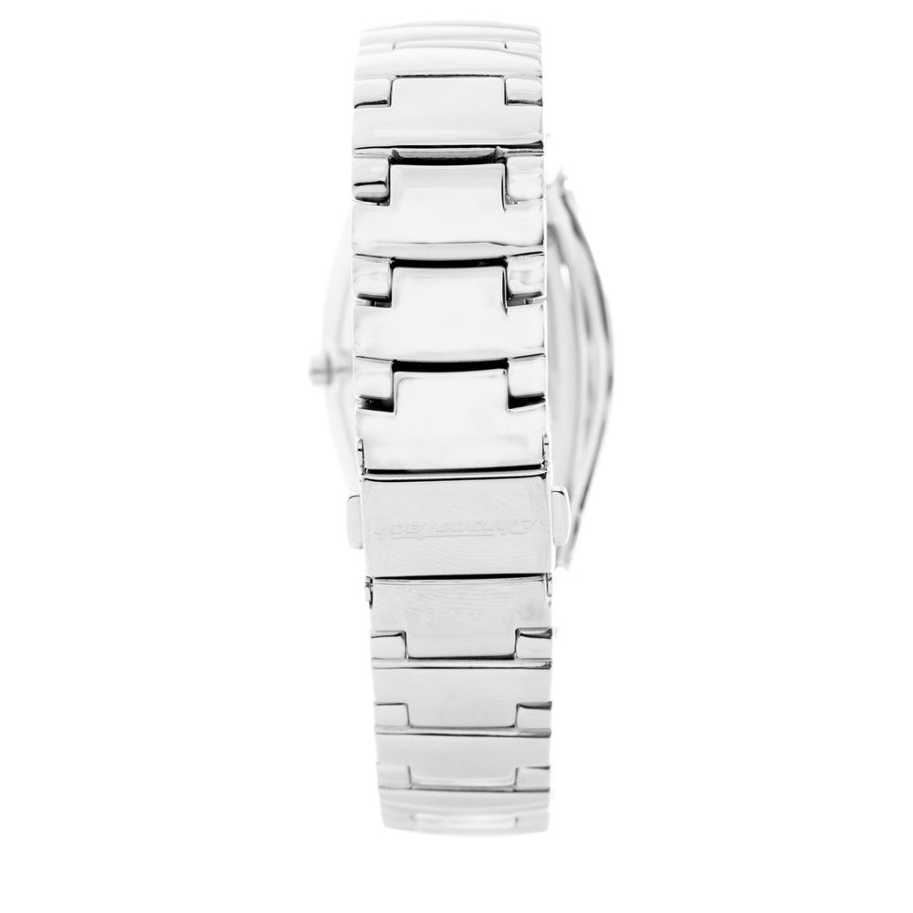 Silver Stainless Steel Dress Watch - ventzia