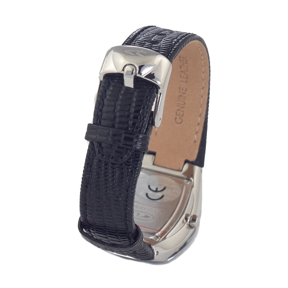 Black Leather Dress Watch - ventzia