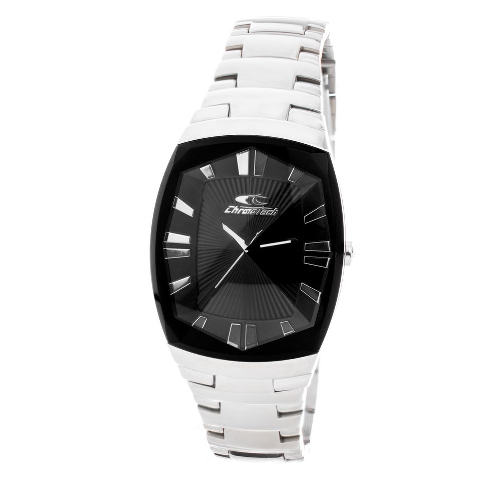 Silver Stainless Steel Dress Watch - ventzia