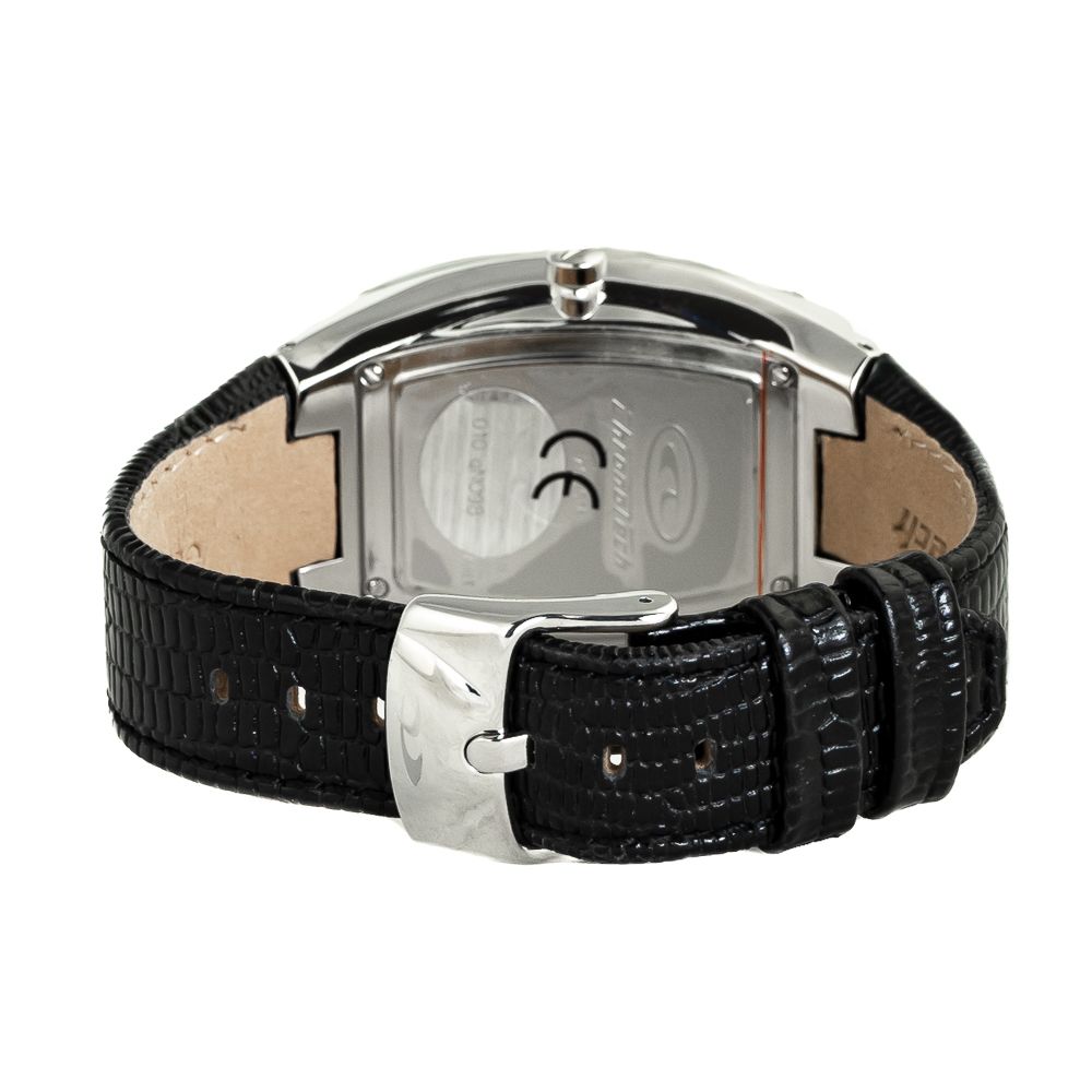 Black Leather Dress Watch - ventzia