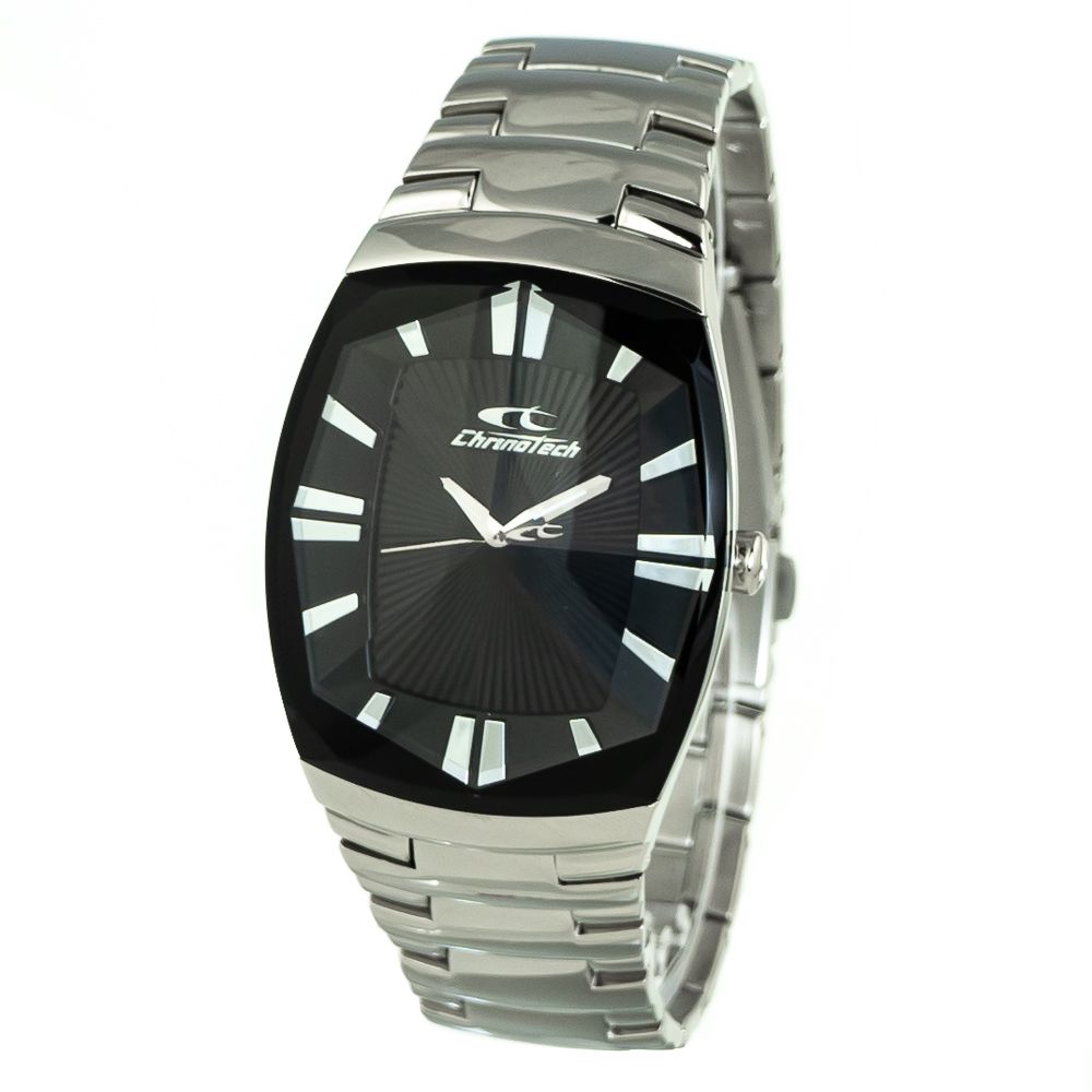 Silver Stainless Steel Dress Watch - ventzia