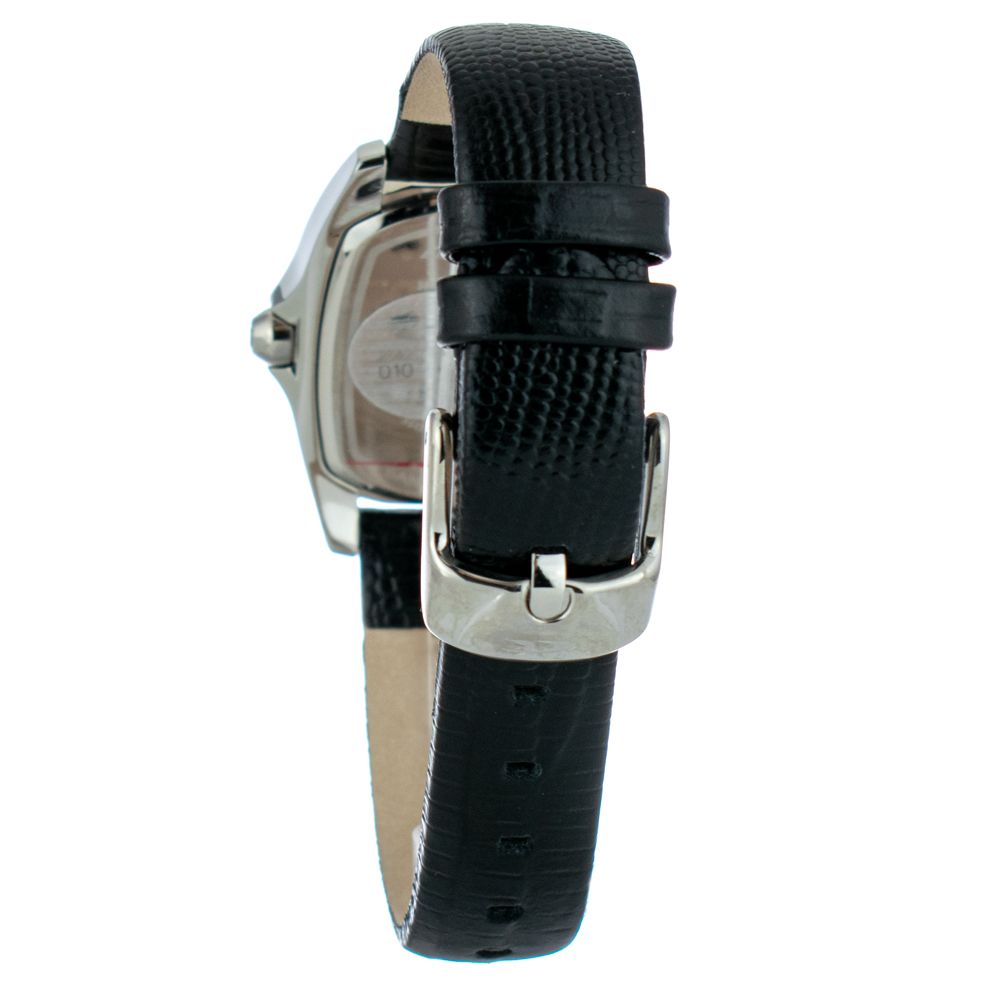 Black Leather Dress Watch - ventzia