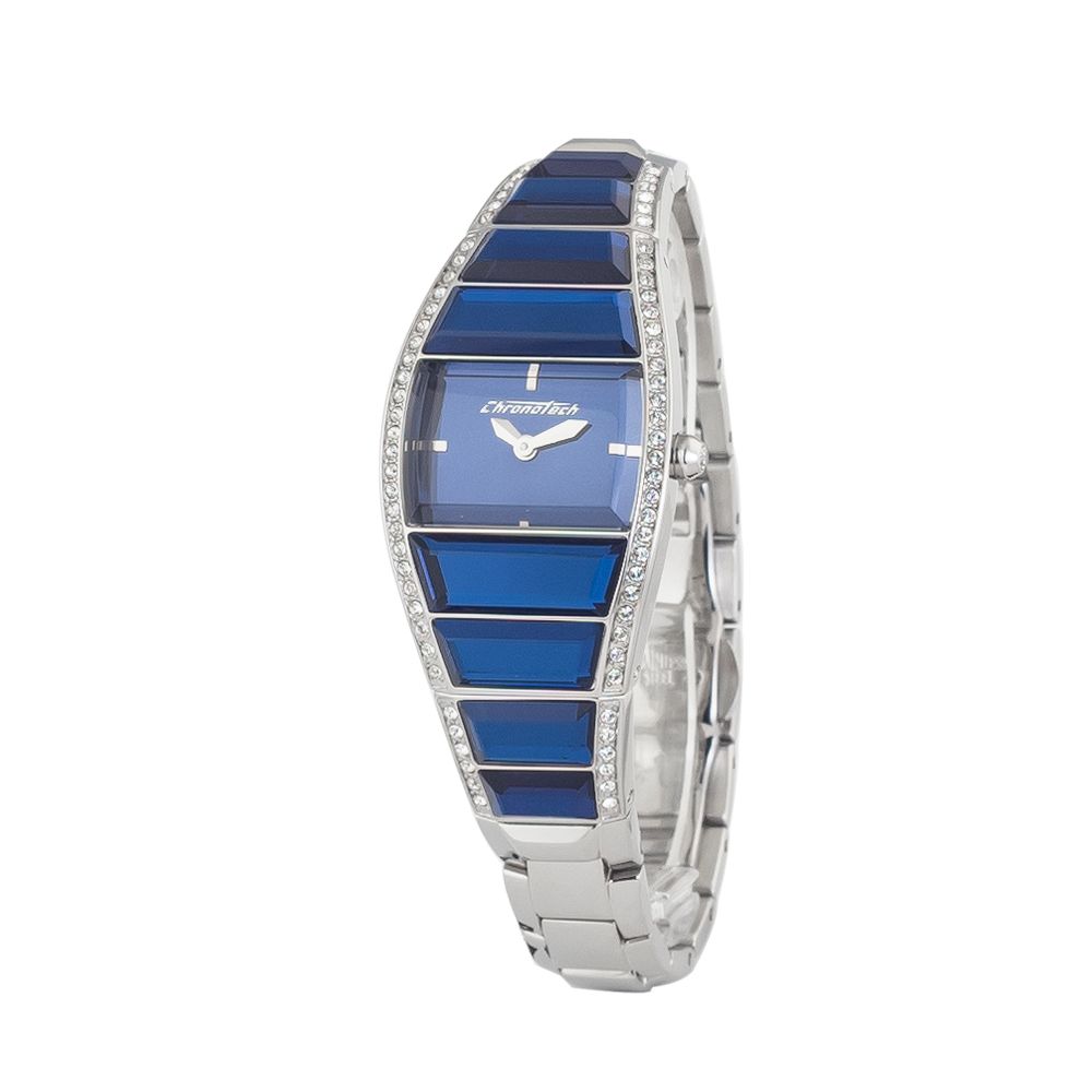 Silver Stainless Steel Dress Watch - ventzia