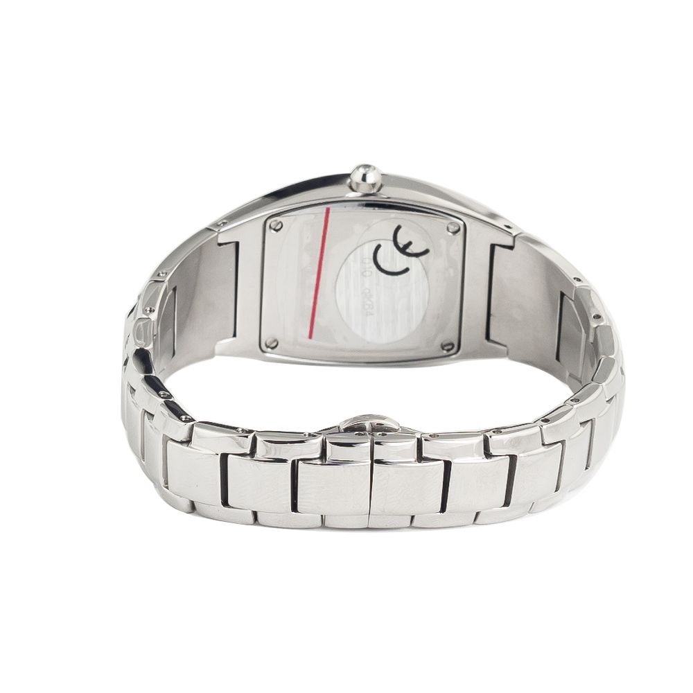 Silver Stainless Steel Dress Watch - ventzia
