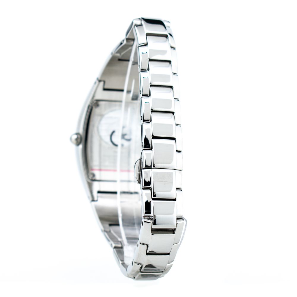 Silver Stainless Steel Dress Watch - ventzia