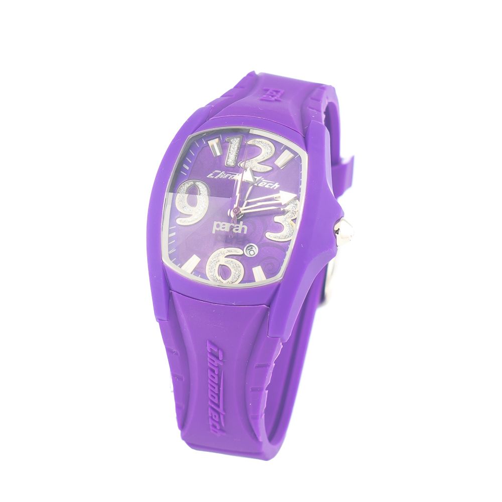 Purple Rubber Dress Watch