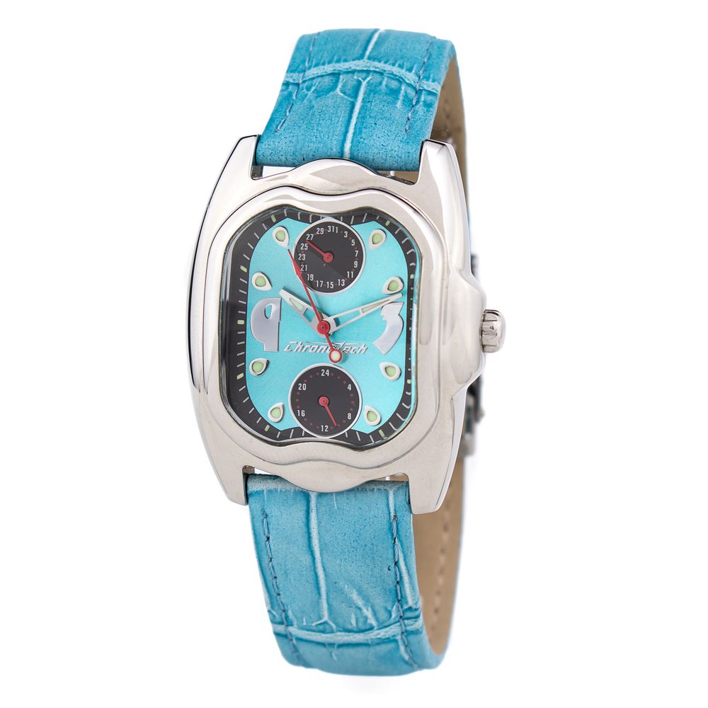 Blue Leather Dress Watch - ventzia