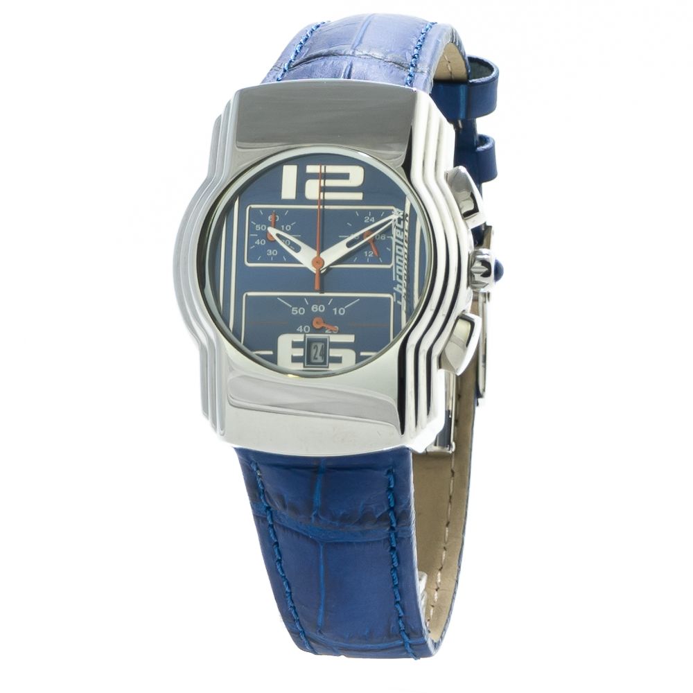Blue Leather Dress Watch - ventzia