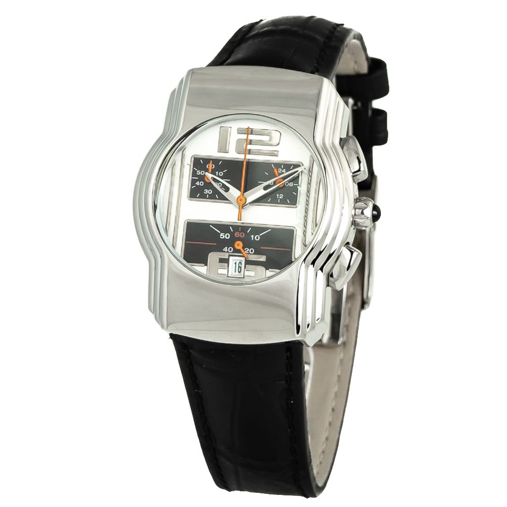 Black Leather Dress Watch - ventzia