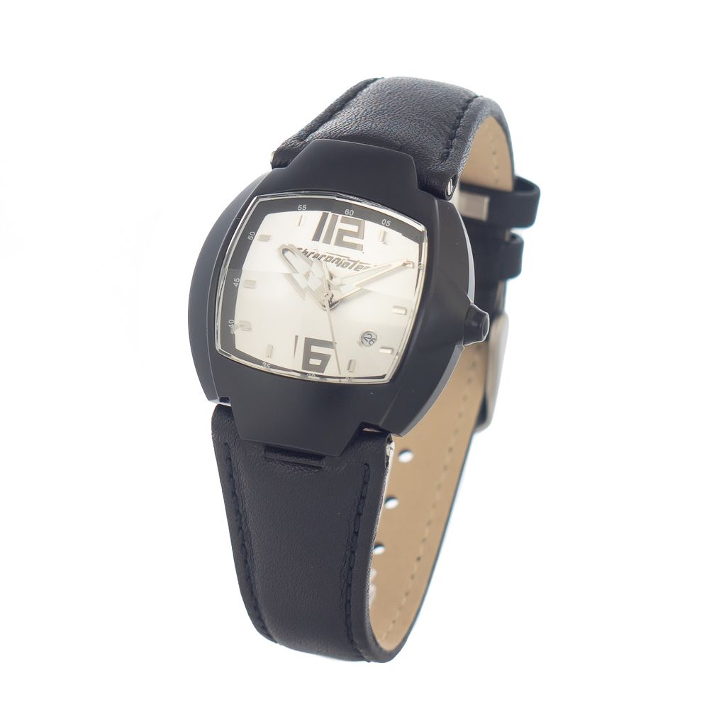 Black Leather Dress Watch - ventzia