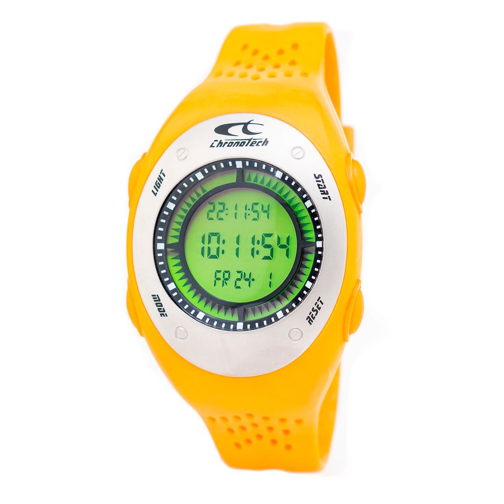 Orange Rubber Digital Watch - ventzia