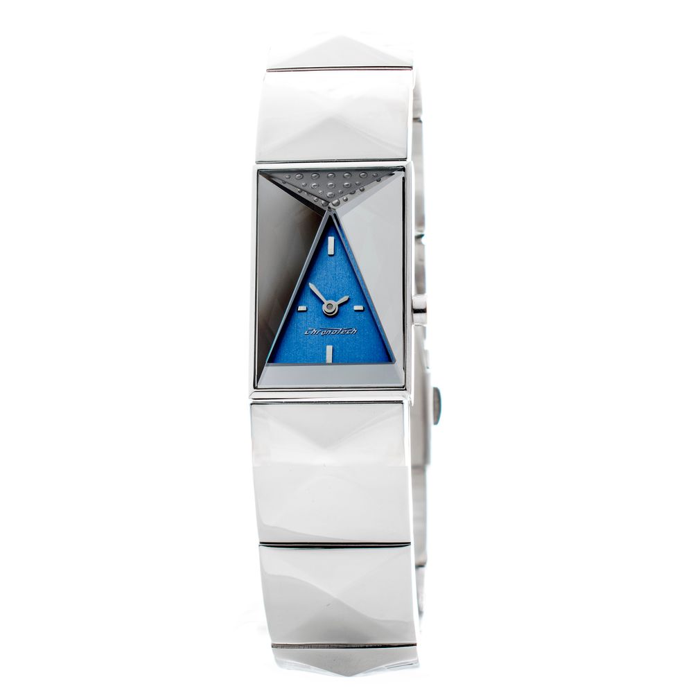 Silver Stainless Steel Dress Watch - ventzia