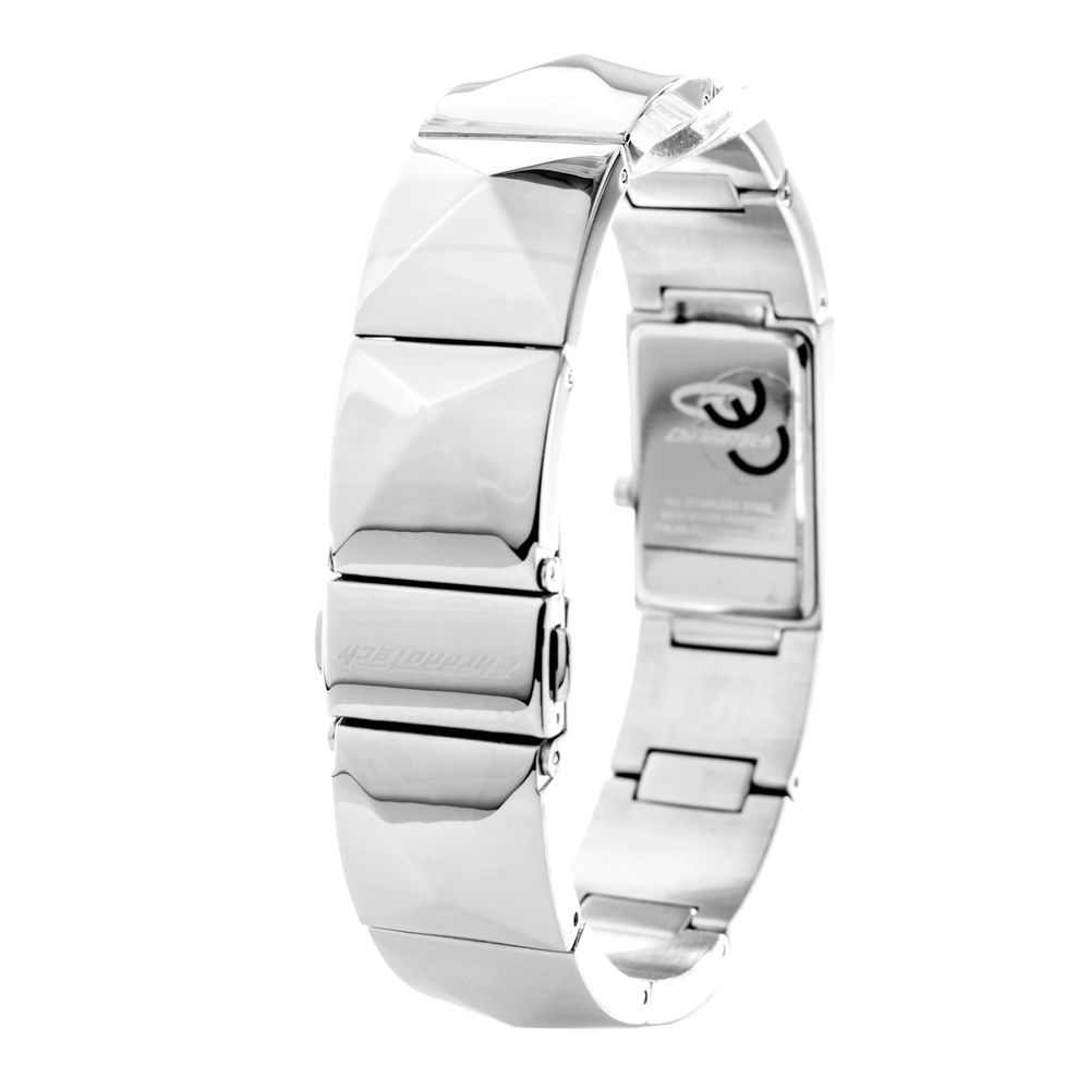 Silver Stainless Steel Dress Watch - ventzia