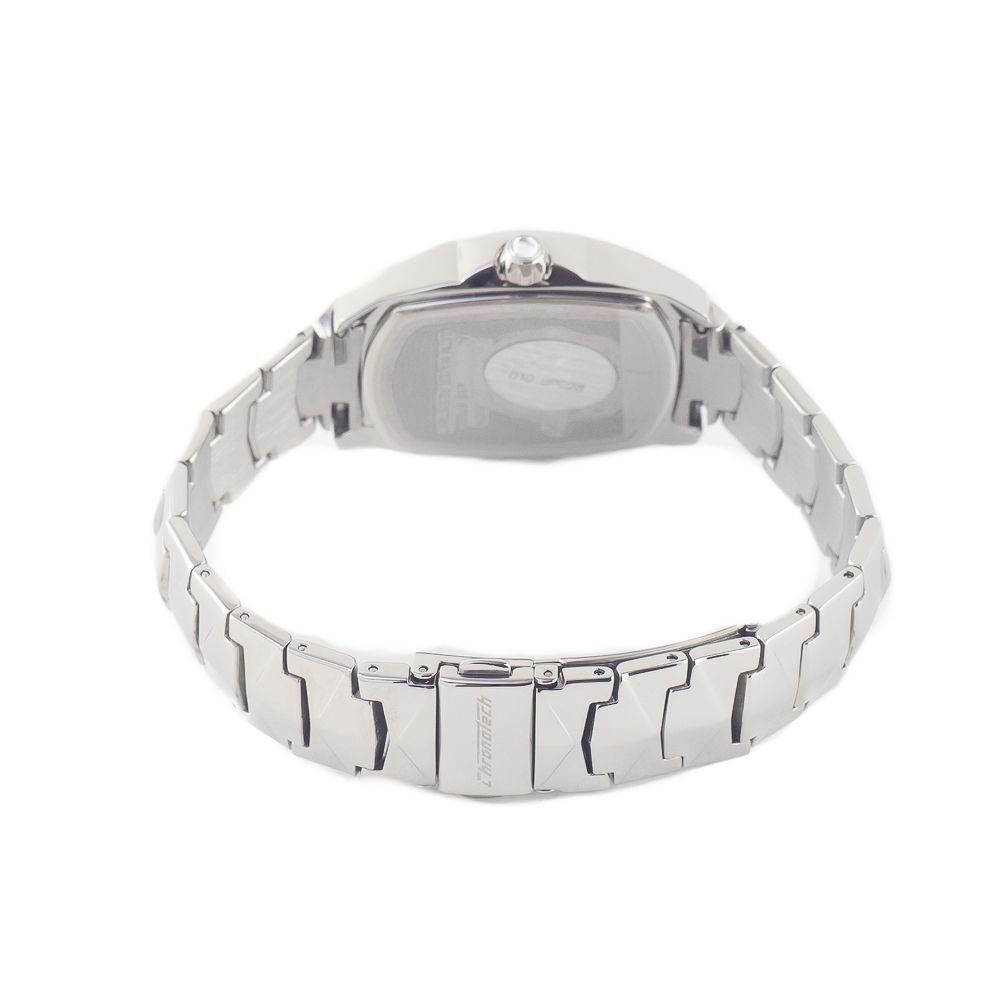 Silver Stainless Steel Dress Watch - ventzia
