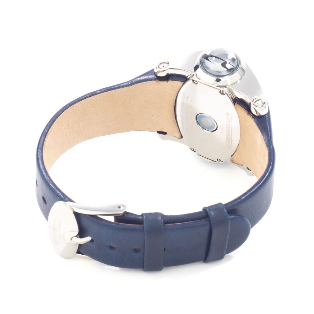 Blue Leather Dress Watch - ventzia