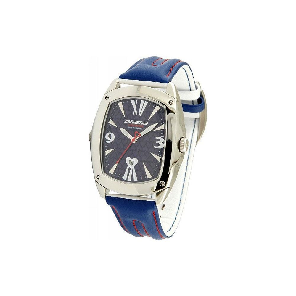 Blue Leather Dress Watch - ventzia