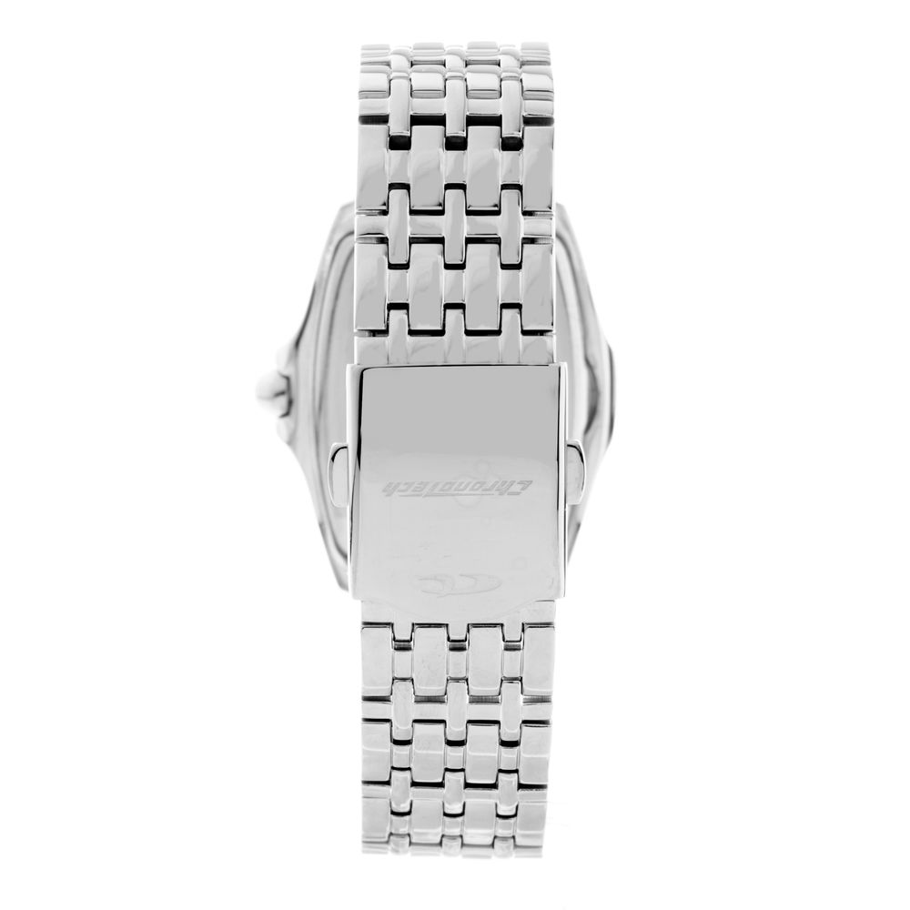 Silver Stainless Steel Dress Watch - ventzia