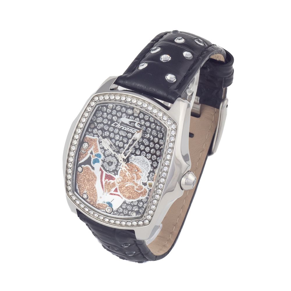 Black Leather Dress Watch - ventzia