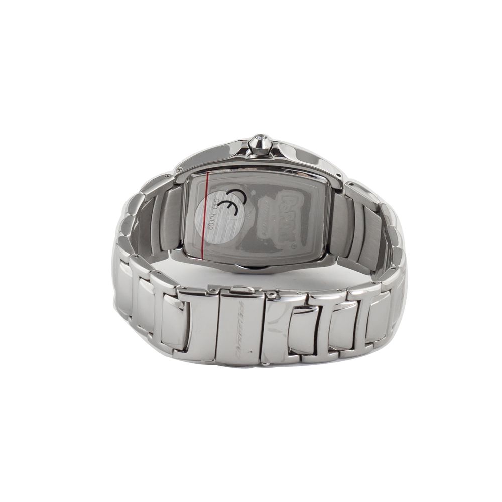 Silver Stainless Steel Dress Watch - ventzia