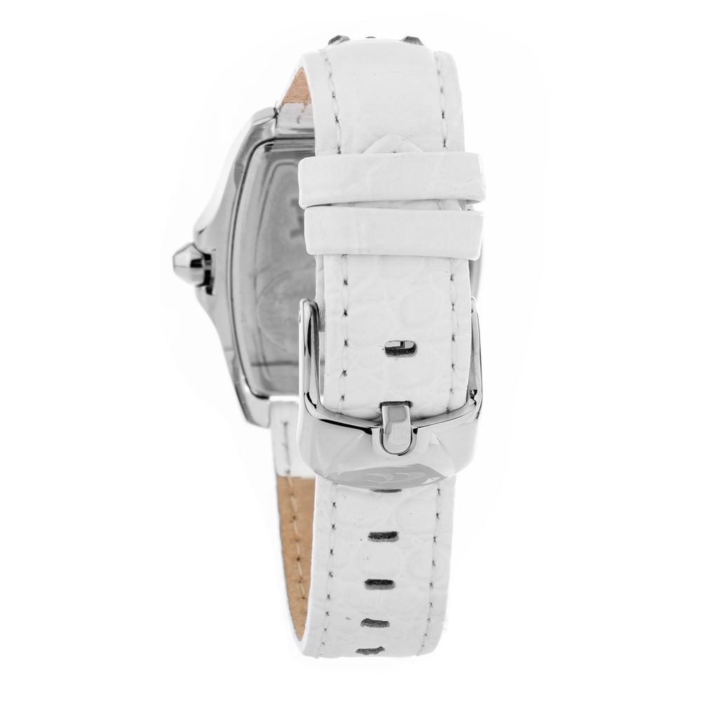 White Leather Dress Watch - ventzia