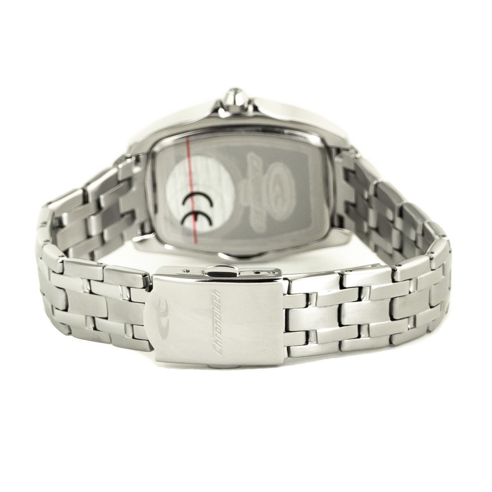 Silver Stainless Steel Dress Watch - ventzia