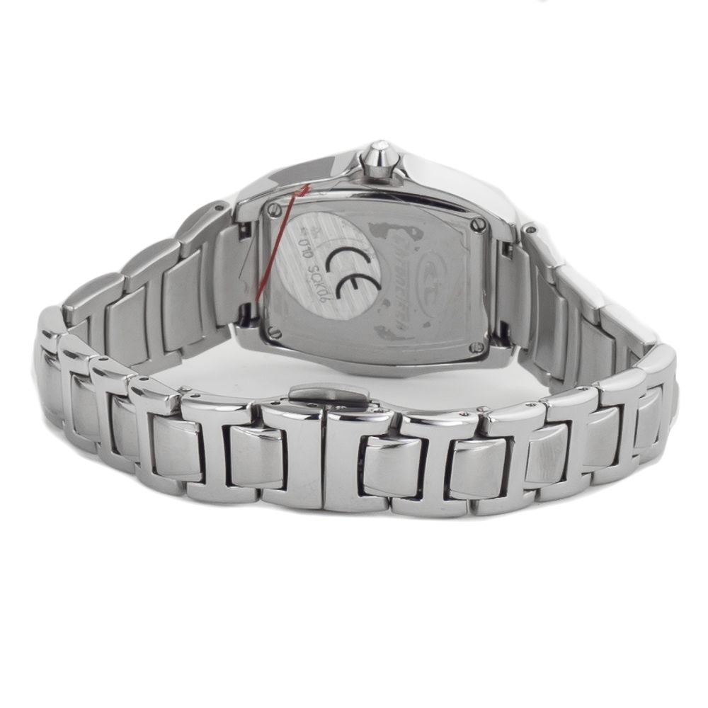 Silver Stainless Steel Dress Watch - ventzia