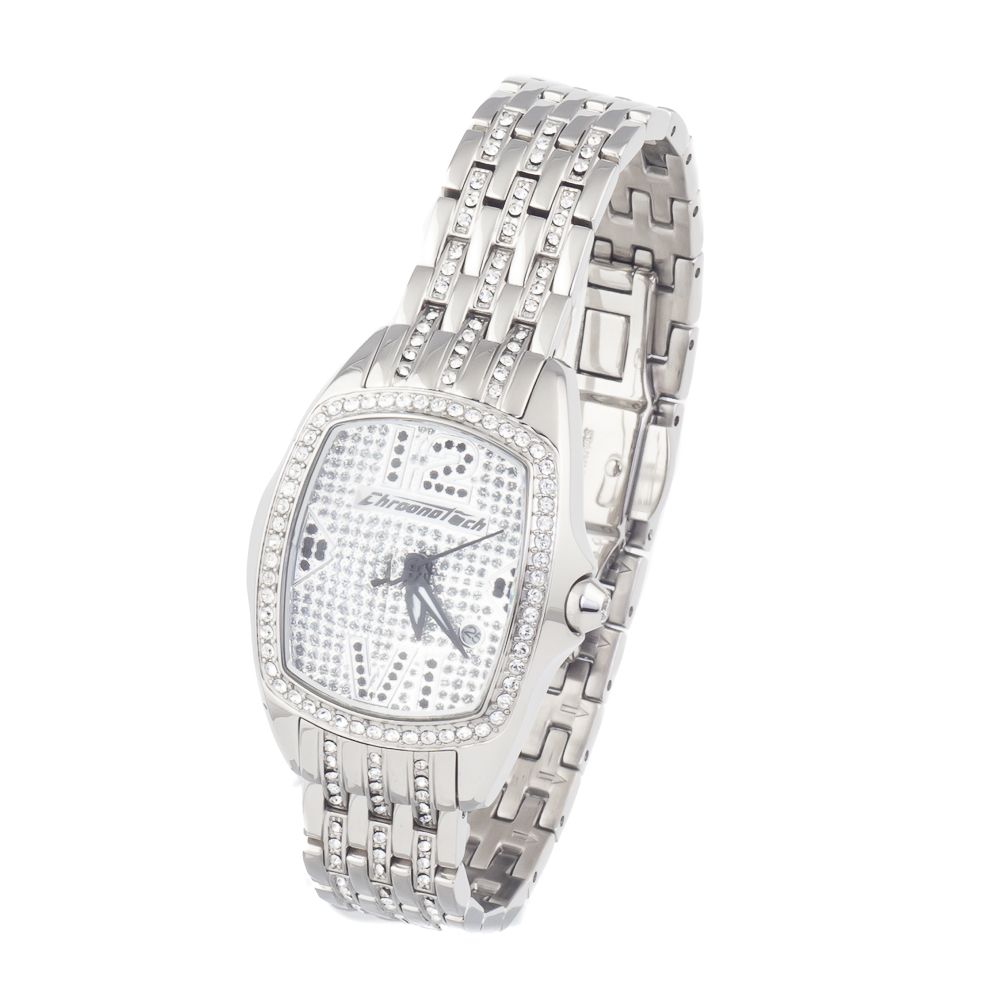 Silver Stainless Steel Dress Watch - ventzia