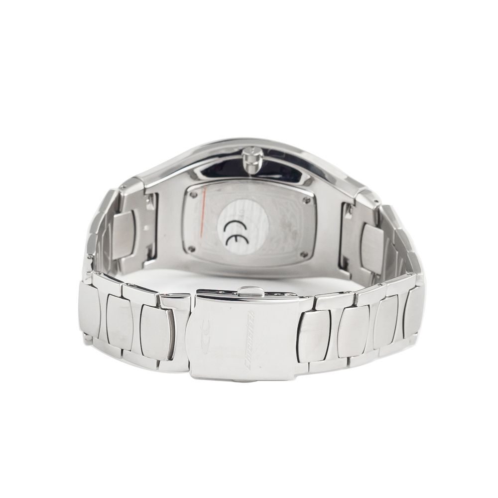 Silver Stainless Steel Dress Watch - ventzia