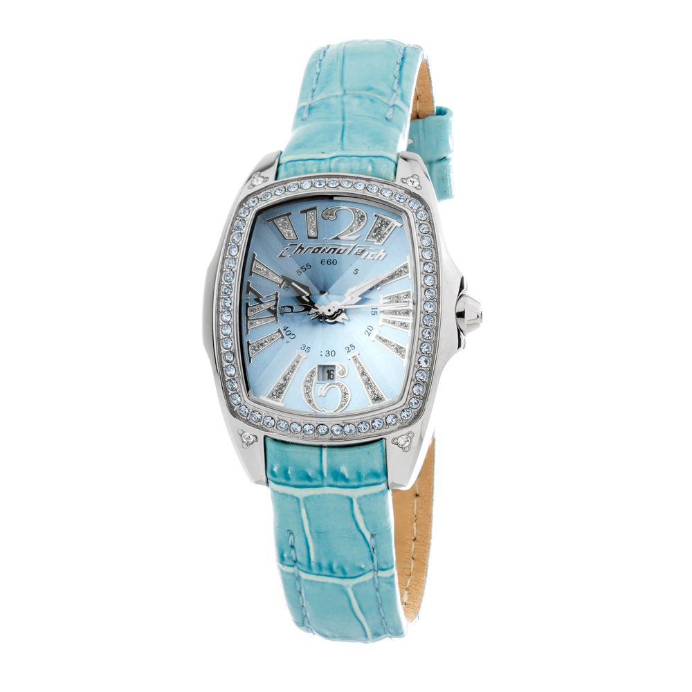 Blue Leather Dress Watch - ventzia