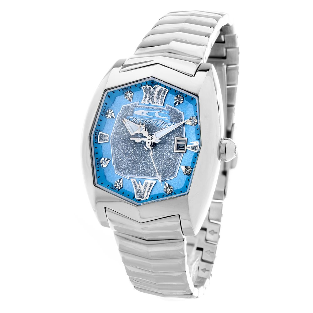 Silver Stainless Steel Dress Watch - ventzia