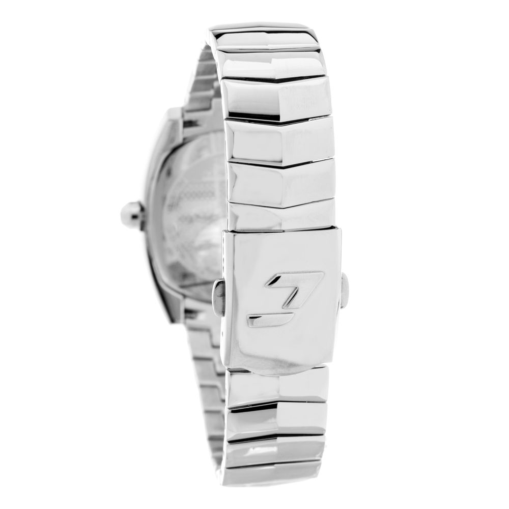 Silver Stainless Steel Dress Watch - ventzia