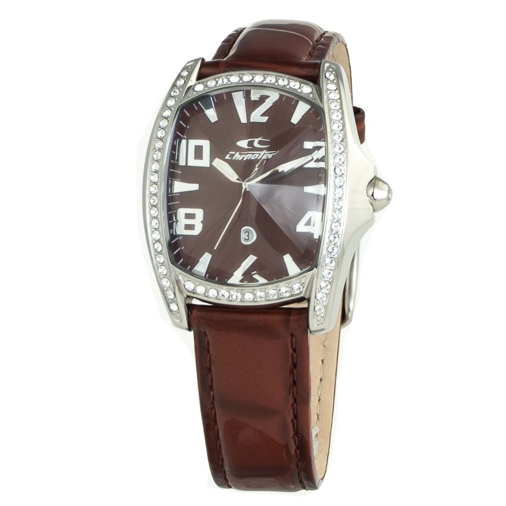 Brown Leather Dress Watch - ventzia