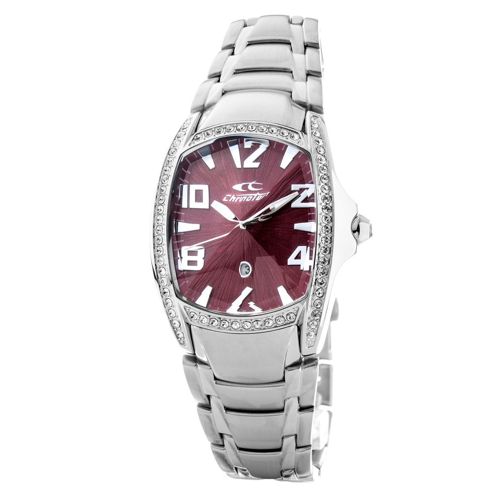 Silver Stainless Steel Dress Watch - ventzia