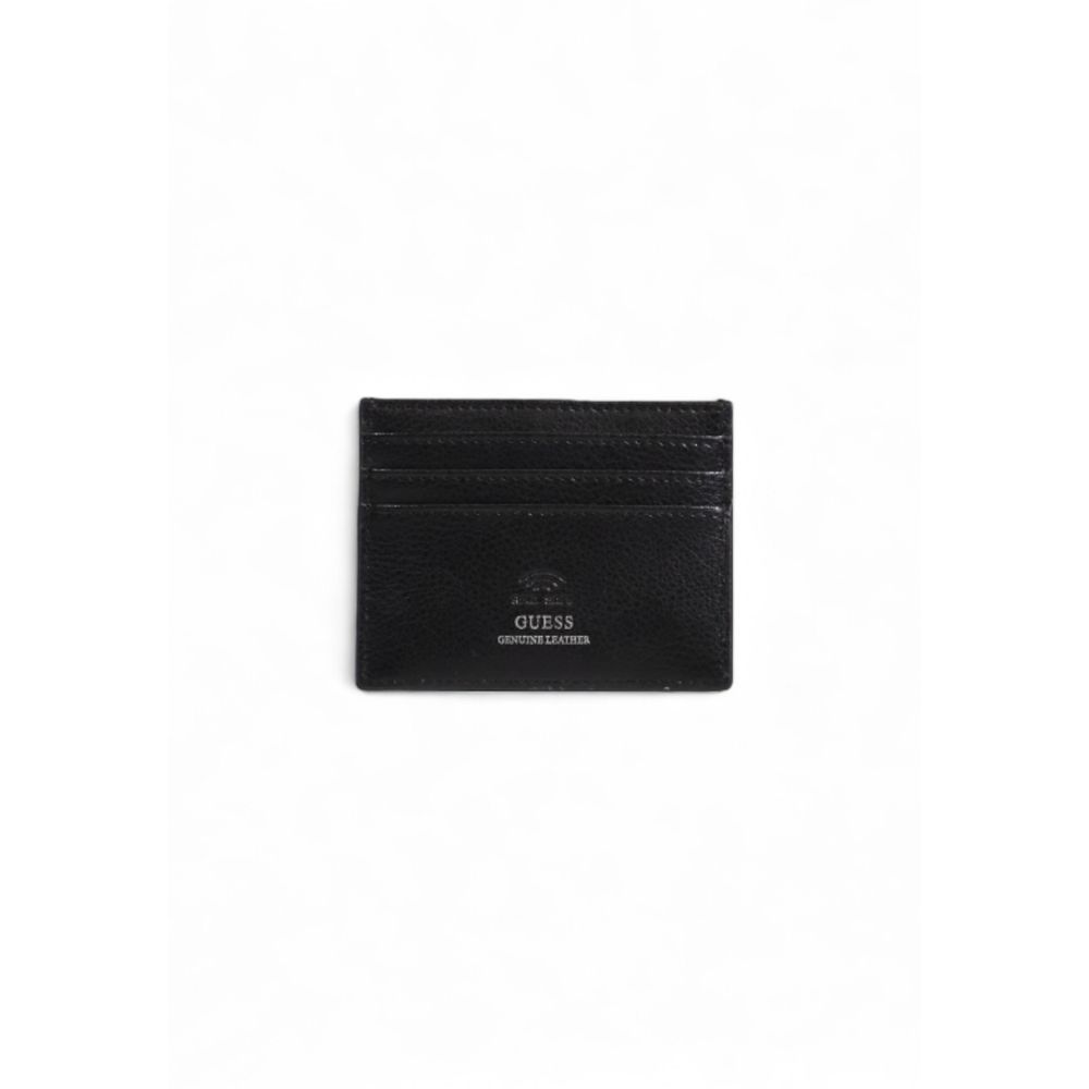 Black Leather Cardholder - ventzia