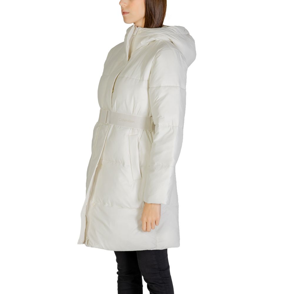 Cream Nylon Coat
