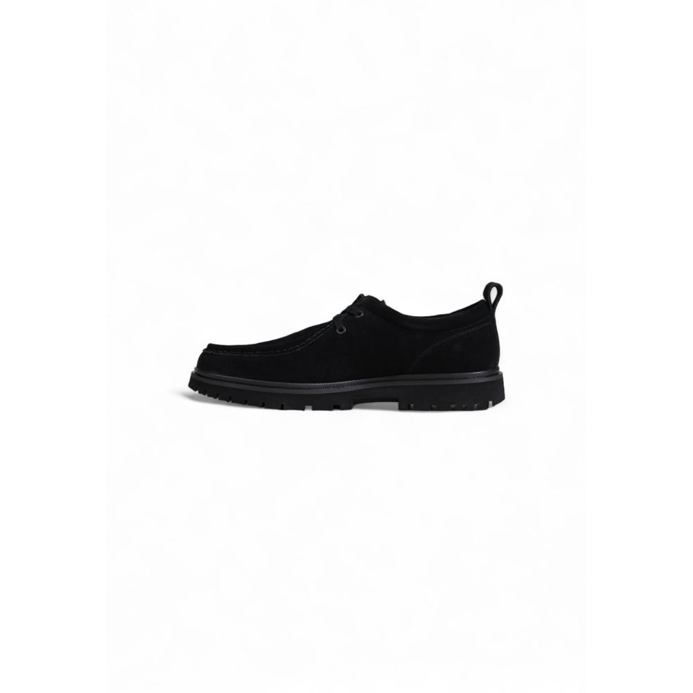 Black Suede Leather Oxfords And Derby - ventzia