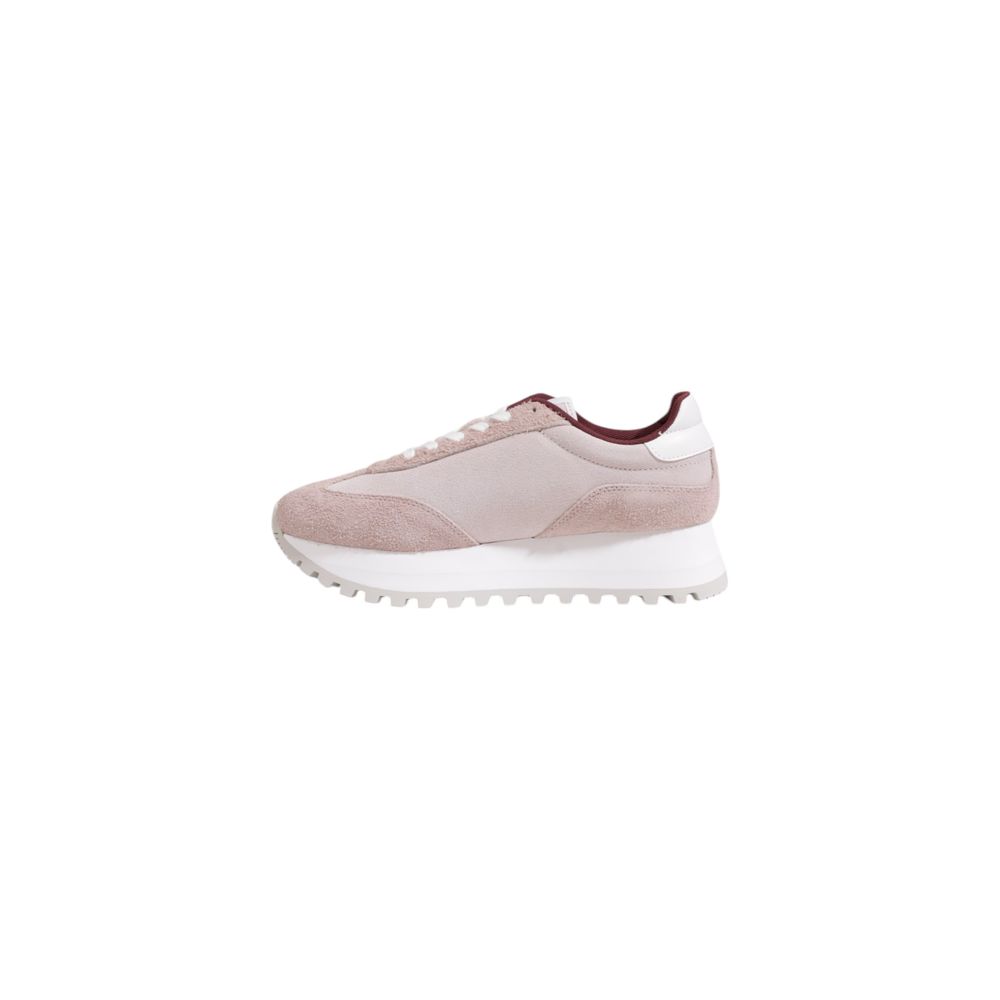 Purple Leather Low Top Sneakers - ventzia