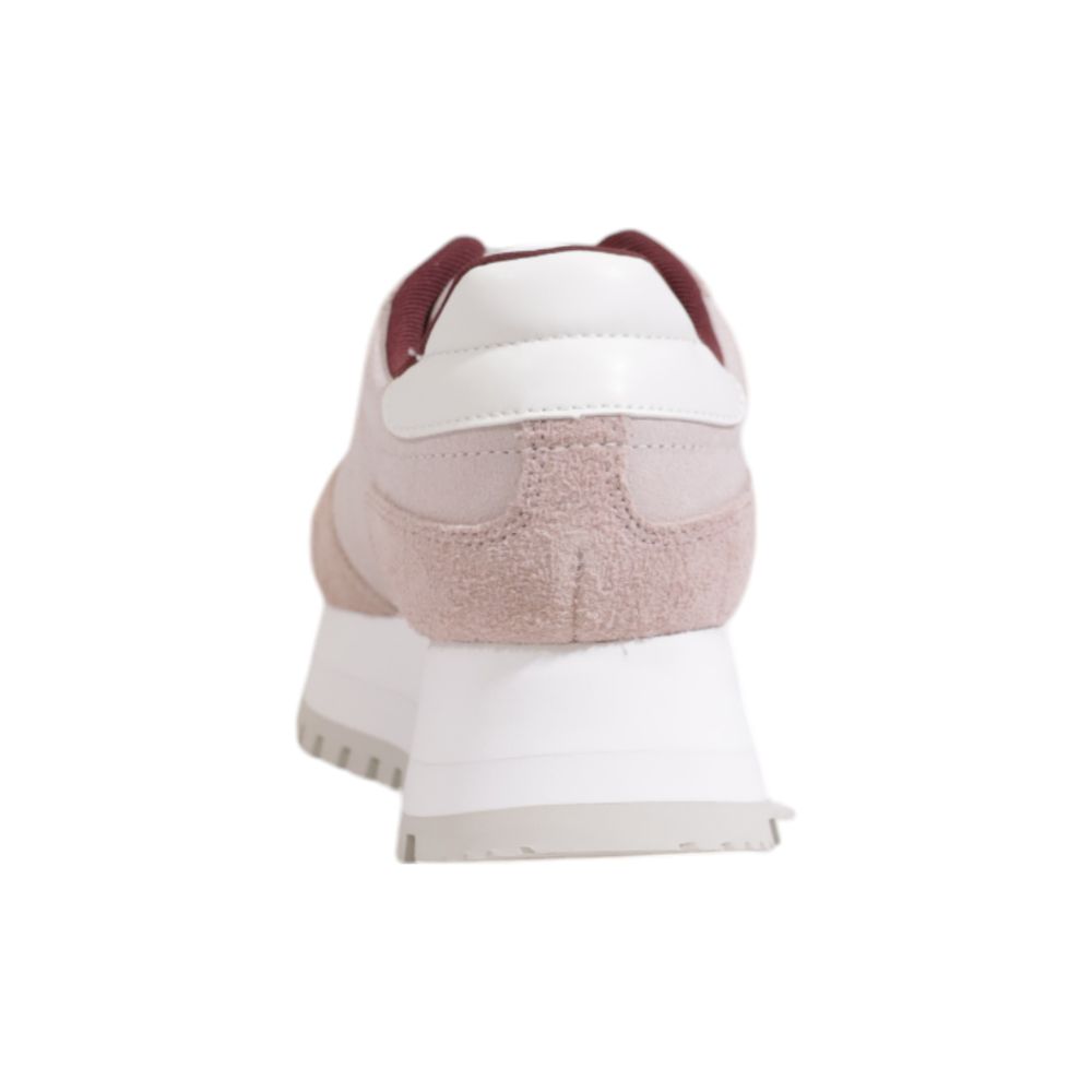 Purple Leather Low Top Sneakers - ventzia