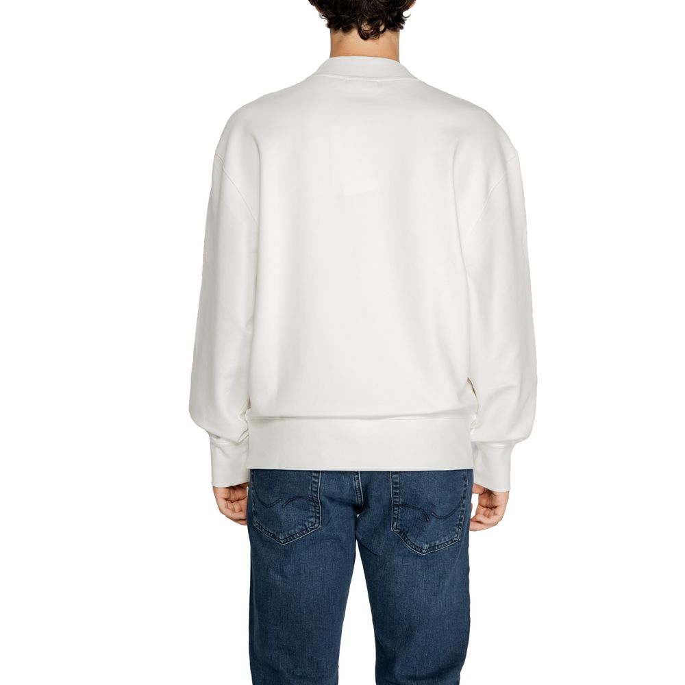 White Recycled Cotton Sweatshirt