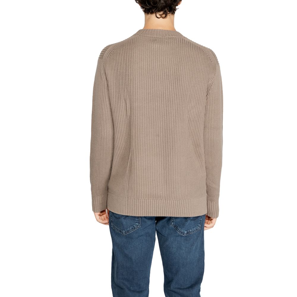 Brown Organic Cotton Sweater - ventzia