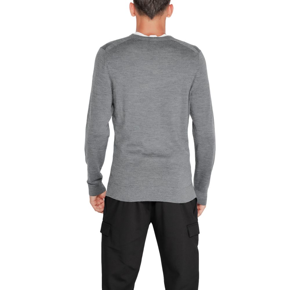 Gray Recycled Wool Sweatshirt - ventzia