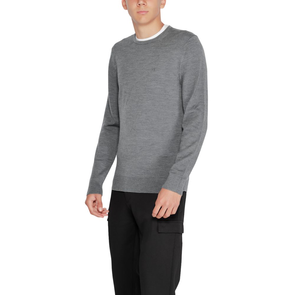Gray Recycled Wool Sweatshirt - ventzia