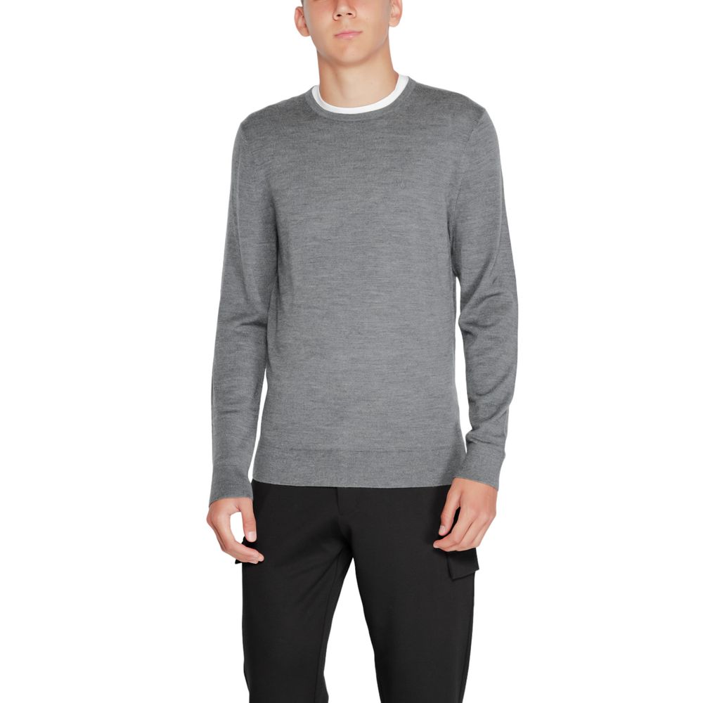 Gray Recycled Wool Sweatshirt - ventzia